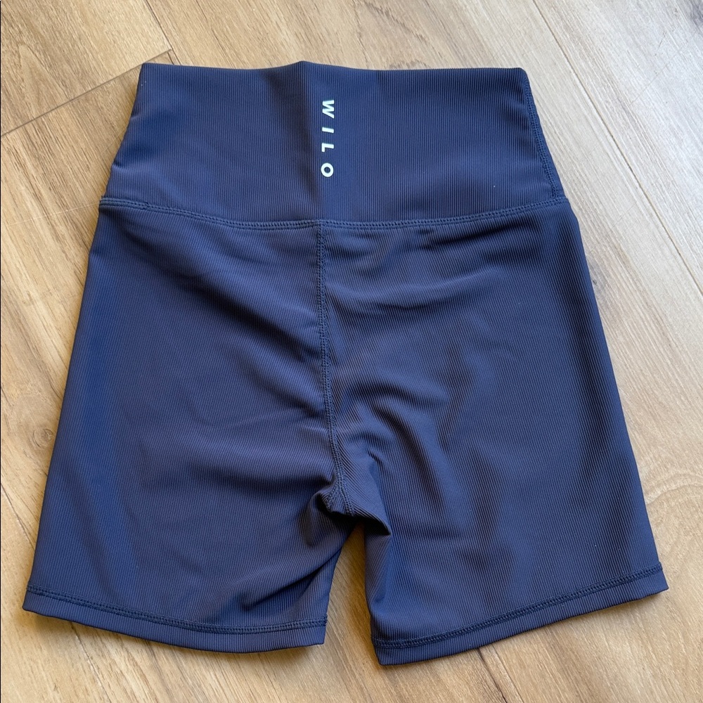 WILO Women's Dark Blue High-Rise Bike Shorts